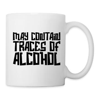 May Contain Traces Of Alcohol - Mug - white - Right
