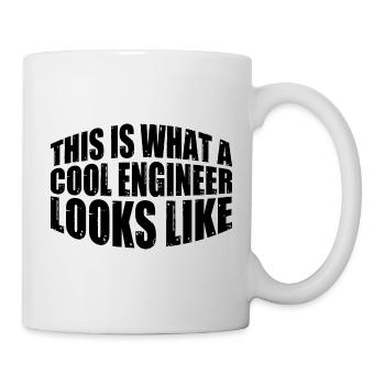 This Is What A Cool Engineer Looks Like 4 - Mug - white - Right