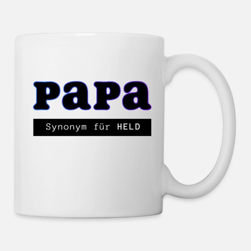 Papa Held - Tasse - Weiß