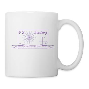 FK Academy lila - Tasse - Weiß - Rechts