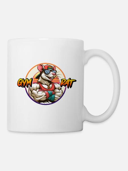 GYM RAT - Mug - white