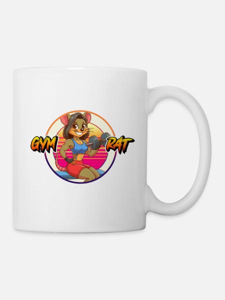 GYM RAT - Mug - white
