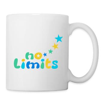 Pas de limites Bleu-Vert - Mug blanc - blanc - Droite