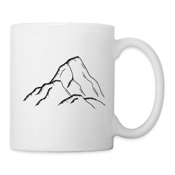 Berglandschaft - Tasse - Weiß - Rechts