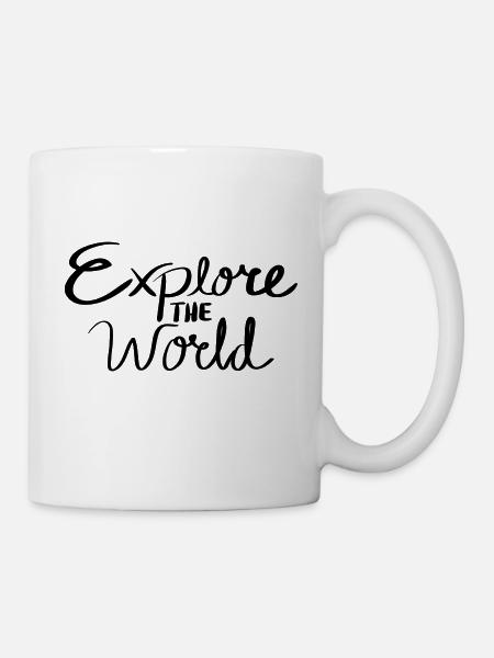 Explore the World - Tasse - Weiß