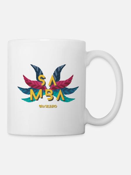 Samba brésilienne, Samba do Brasil, Danse - Mug blanc - blanc