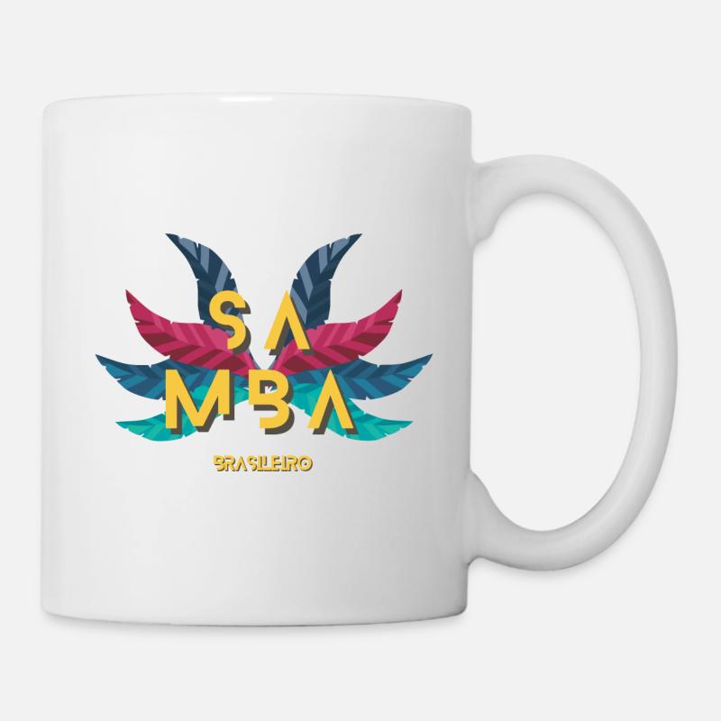 Brasilianischer Samba, Samba do Brasil, Tanz - Tasse - Weiß