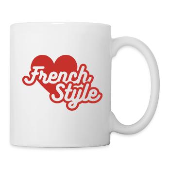 Der französische Stil - Tasse - Weiß - Rechts
