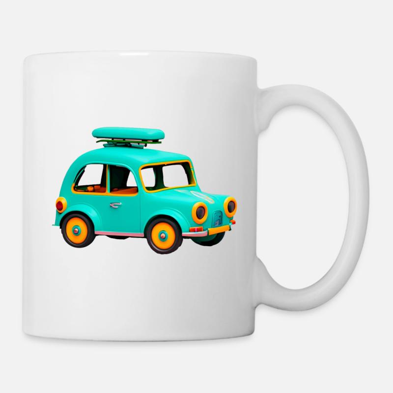 Partir en vacances - Mug blanc - blanc