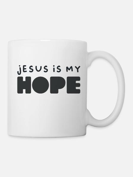 jesus is my hope - Tasse - Weiß
