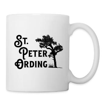 St. Peter-Ording, Perle der Nordsee - Tasse - Weiß - Rechts