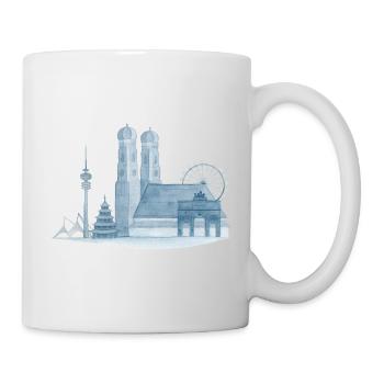 Le cadeau pour Munich et les amoureux de Munich - Mug blanc - blanc - Droite