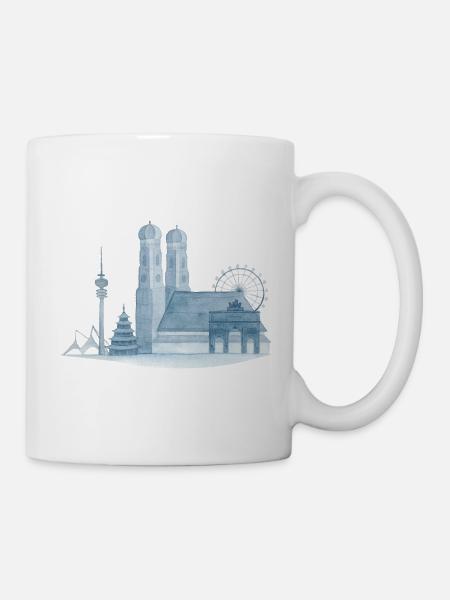 Das Geschenk für Münchner und München Liebhaber - Tasse - Weiß