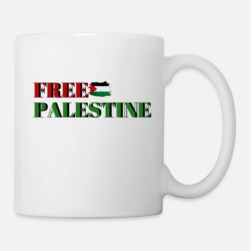 FREE PALESTINE FOR EVER - Mug - white