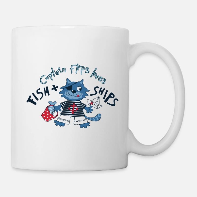 Capitaine Flips - Mug blanc - blanc