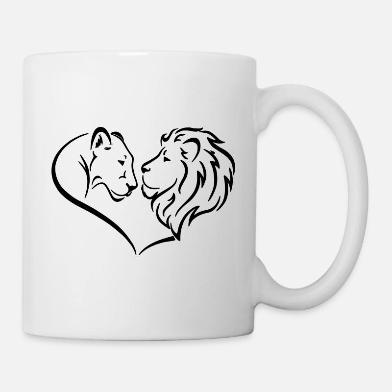 Lions - Mug blanc - blanc