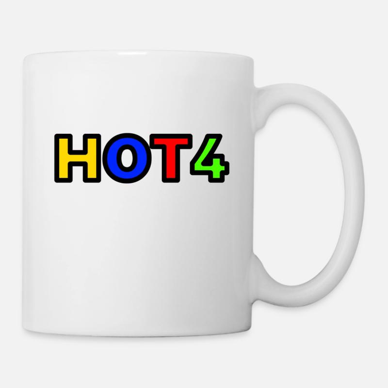 Hot4 color Design - Tasse - Weiß
