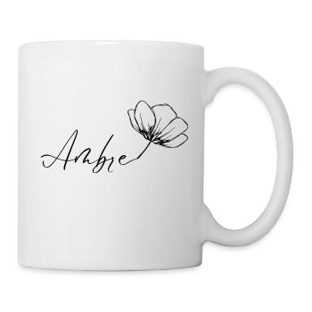 Ambre - Mug blanc - blanc - Droite