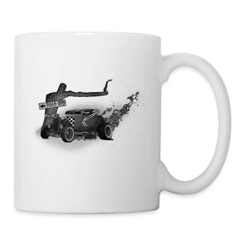 Hot Rod Sumpf Brüder - Tasse - Weiß - Rechts
