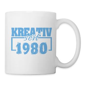 Maler 1980 - Tasse - Weiß - Rechts