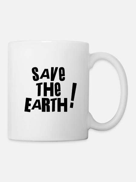 Sauvez la terre - - Mug blanc - blanc