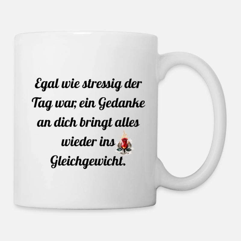 No matter how stressful - Mug - white
