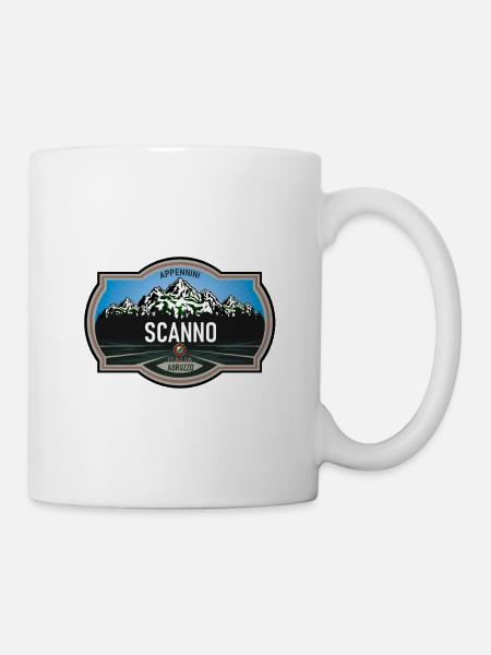Scanno Abruzzen - Tasse - Weiß