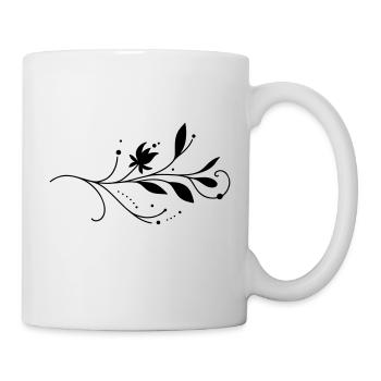 Floral Vine Flourish - Mug - white - Right