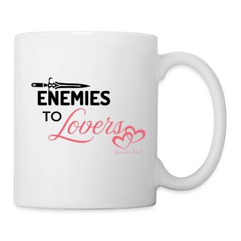 Ennemis aux amants (texte noir) - Mug blanc - blanc - Droite