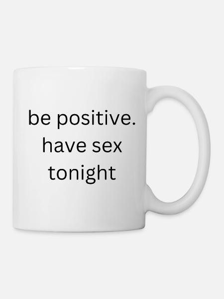 bepositive - Tasse - Weiß
