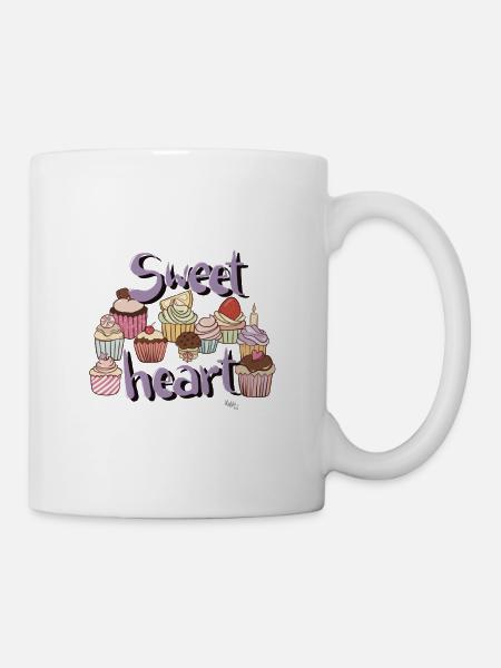 Sweetheart - Tasse - Weiß