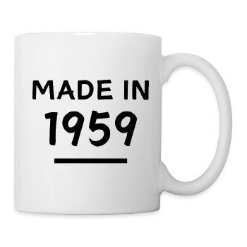 Fabriqué en 1959 - Année de naissance / Anniversaire - Mug blanc - blanc - Droite