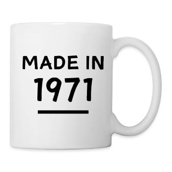 Fabriqué en 1971 - Année de naissance / Anniversaire - Mug blanc - blanc - Droite