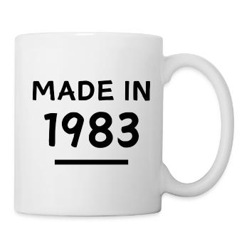 Fabriqué en 1983 - Année de naissance / Anniversaire - Mug blanc - blanc - Droite