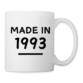 Fabriqué en 1993 - Année de naissance / Anniversaire - Mug blanc - blanc - Droite