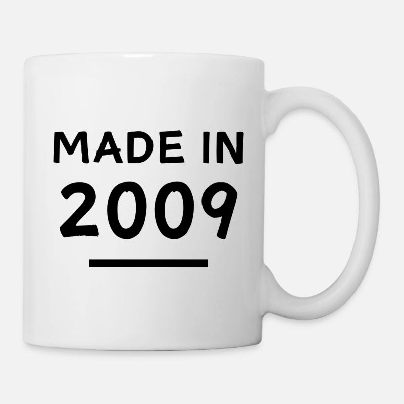 Fabriqué en 2009 - Année de naissance / Anniversaire - Mug blanc - blanc