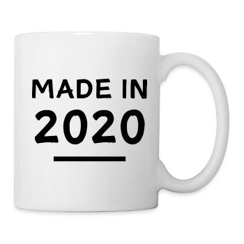 Fabriqué en 2020 - Année de naissance / Anniversaire - Mug blanc - blanc - Droite