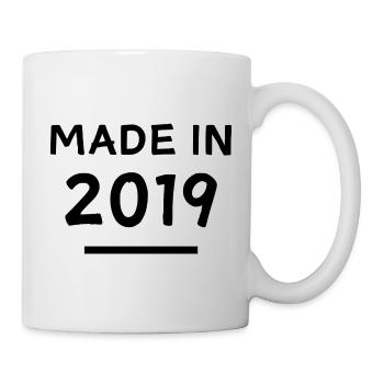 Made in 2019 - Year of Birth / Birthday - Mug - white - Right