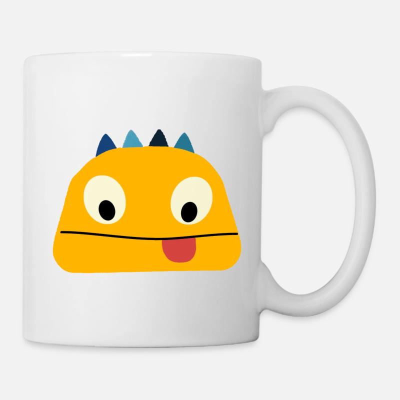 Glücklicher Dino - Tasse - Weiß