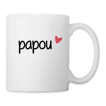 Geschenkidee Weihnachten Geburtstag Mann Papa Papuan - Tasse - Weiß - Rechts