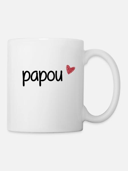 Gift idea christmas birthday man daddy papuan - Mug - white