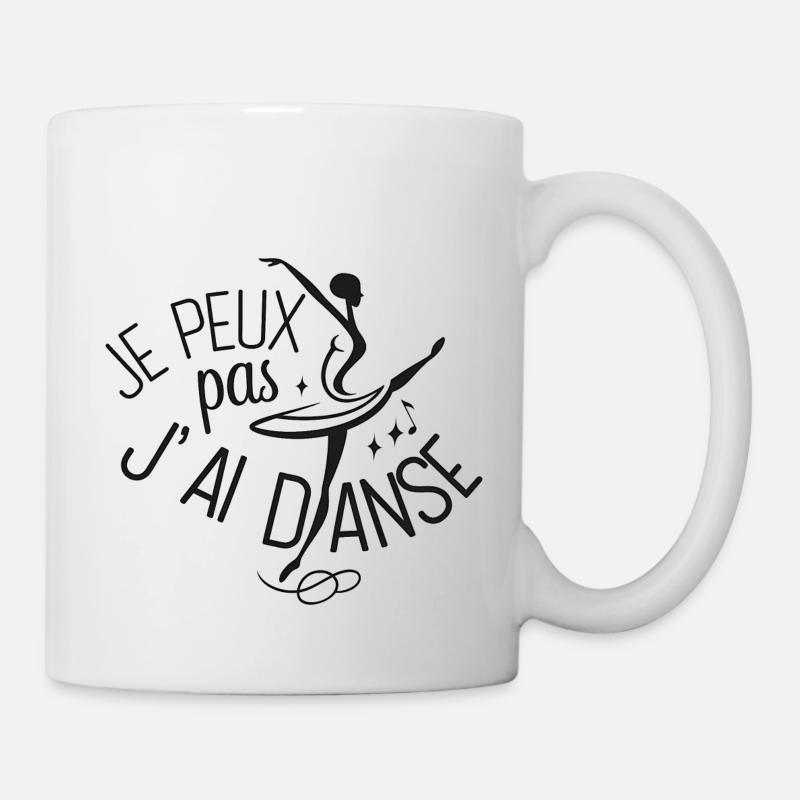 Je peux pas j'ai danse - Mug blanc - blanc