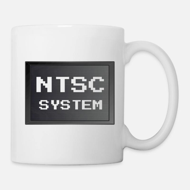 Retrogaming - NTSC-System - Tasse - Weiß