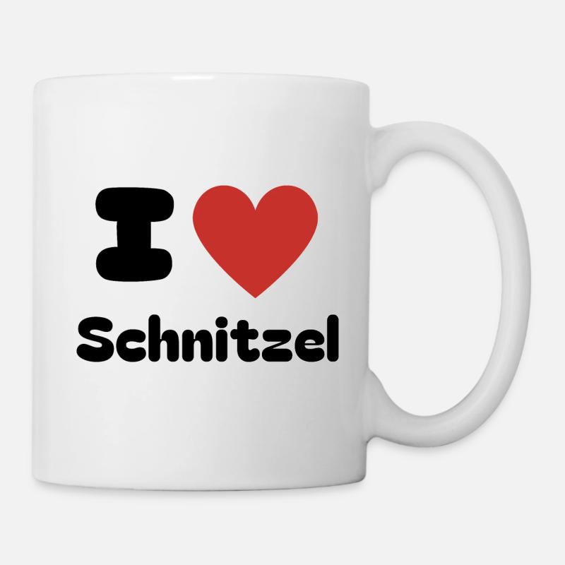 I Love Schnitzel - Tasse - Weiß