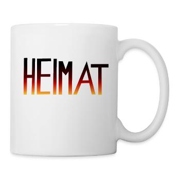 Deutschland ist Heimat - Tasse - Weiß - Rechts