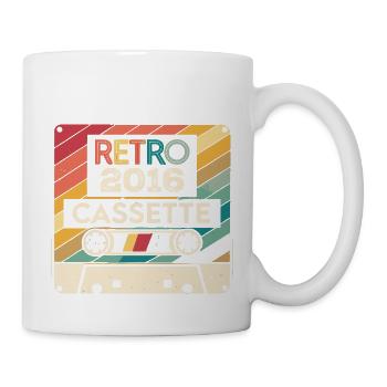 Retro 1975 Vintage 2016 - Cadeau Anniversaire 2016 - Mug blanc - blanc - Droite