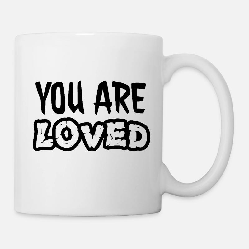 Vous êtes aimé - Mug blanc - blanc