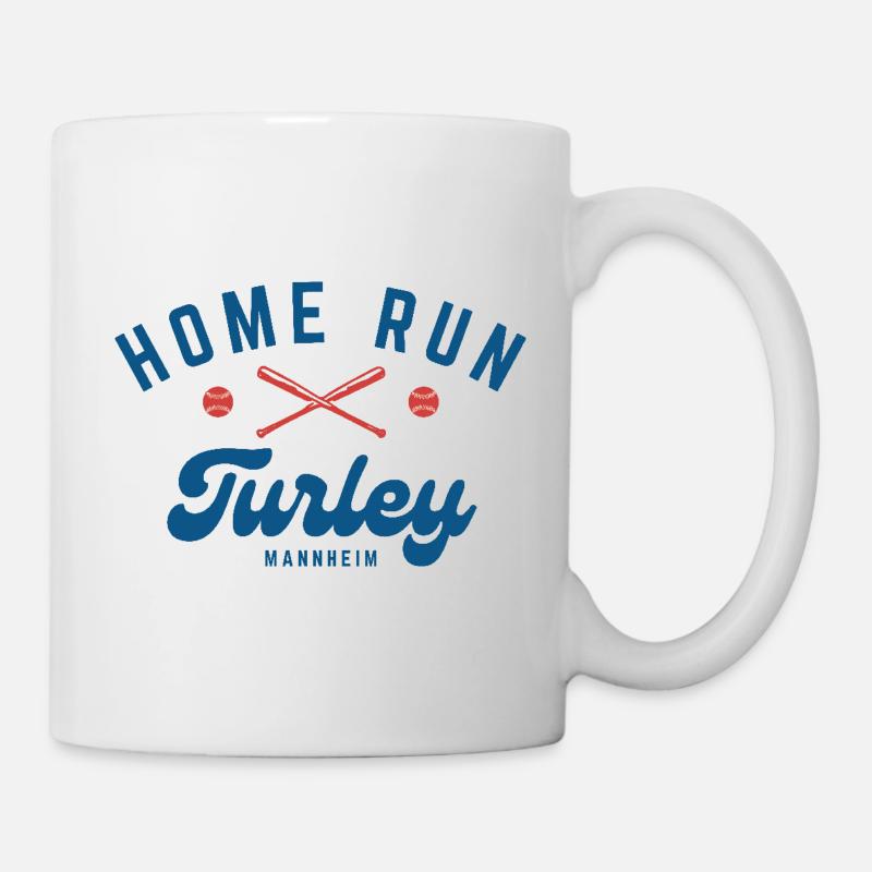 H.O.M.E RUN TURLEY MANNHEIM - Mug blanc - blanc