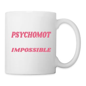 A super psychomotor therapist - Mug - white - Right