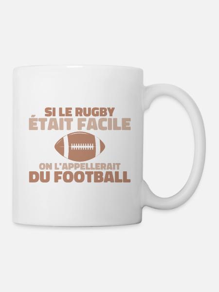 Wenn Rugby einfach wäre - Tasse - Weiß